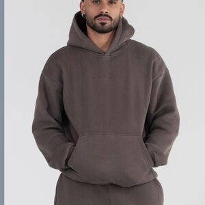 NEW COMFRT Signature Fit Bundle Sweatshirt and Sweatpants Set in Chocolate SZ